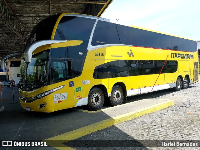 Viação Itapemirim 50116 na cidade de Campos dos Goytacazes, Rio de Janeiro, Brasil, por Hariel Bernades. ID da foto: 11647320.