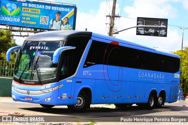 Expresso Guanabara 649 na cidade de Fortaleza, Ceará, Brasil, por Paulo Henrique Pereira Borges. ID da foto: 11646426.