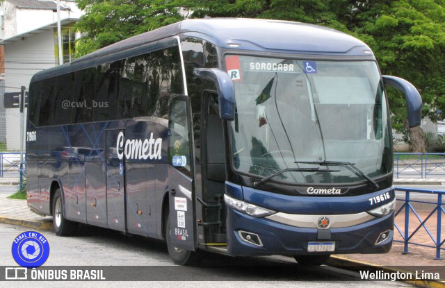 Viação Cometa 719616 na cidade de Sorocaba, São Paulo, Brasil, por Wellington Lima. Número da foto: #11647686.