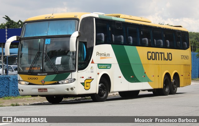 Empresa Gontijo de Transportes 17090 na cidade de São Paulo, São Paulo, Brasil, por Moaccir  Francisco Barboza. Número da foto: #11648474.