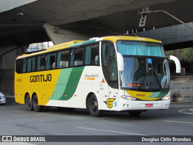 Empresa Gontijo de Transportes 14120 na cidade de Belo Horizonte, Minas Gerais, Brasil, por Douglas Célio Brandao. ID da foto: 11647954.