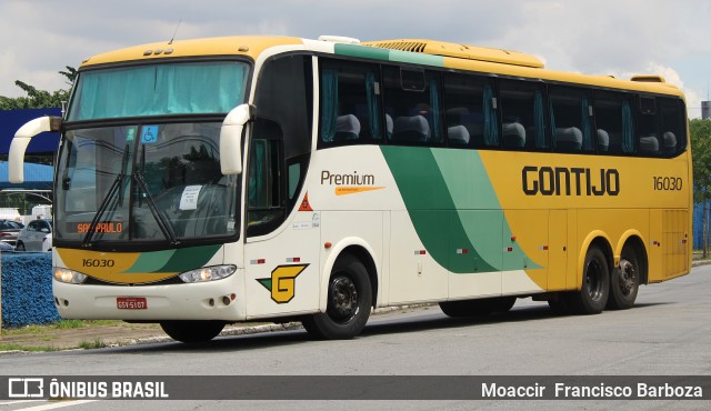 Empresa Gontijo de Transportes 16030 na cidade de São Paulo, São Paulo, Brasil, por Moaccir  Francisco Barboza. Número da foto: #11648458.