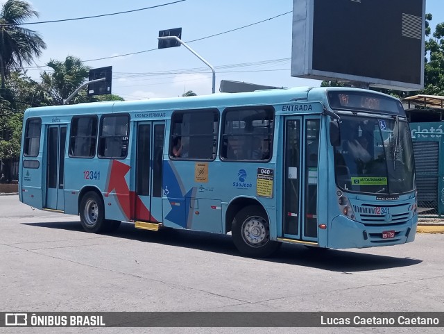 Auto Viação São José 12341 na cidade de Fortaleza, Ceará, Brasil, por Lucas Caetano. Número da foto: #11648411.
