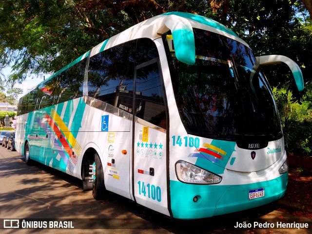 Imperial Turismo 14100 na cidade de Jaú, São Paulo, Brasil, por João Pedro Henrique. Número da foto: #11648132.