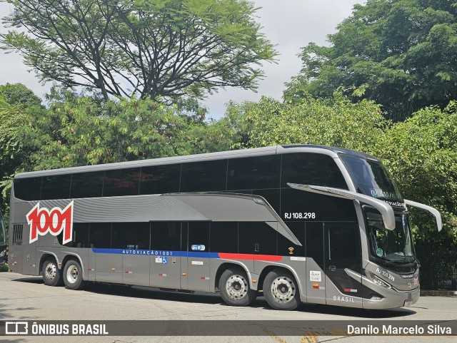 Auto Viação 1001 RJ 108.298 na cidade de São Paulo, São Paulo, Brasil, por Danilo Marcelo Silva. ID da foto: 11649664.