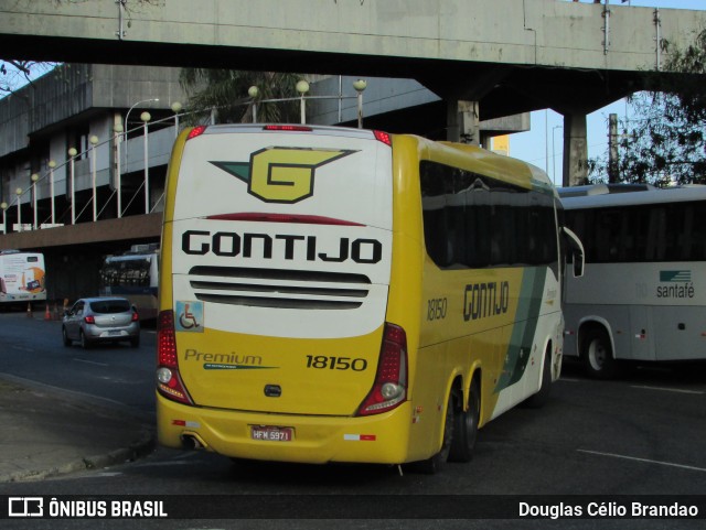 Empresa Gontijo de Transportes 18150 na cidade de Belo Horizonte, Minas Gerais, Brasil, por Douglas Célio Brandao. ID da foto: 11648302.