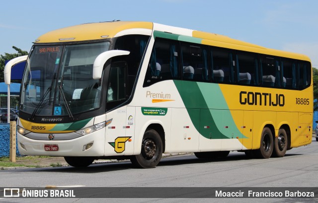 Empresa Gontijo de Transportes 18885 na cidade de São Paulo, São Paulo, Brasil, por Moaccir  Francisco Barboza. Número da foto: #11648509.