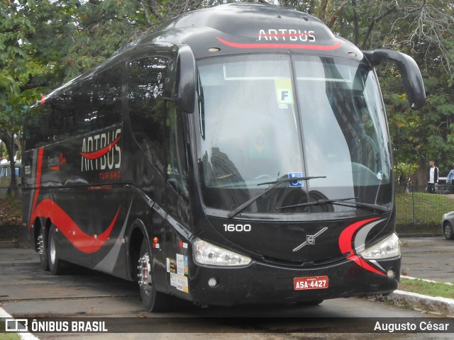 Artbus Turismo 1600 na cidade de Rio de Janeiro, Rio de Janeiro, Brasil, por Augusto César. Número da foto: #11650303.