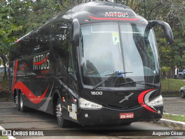 Artbus Turismo 1600 na cidade de Rio de Janeiro, Rio de Janeiro, Brasil, por Augusto César. ID da foto: 11650303.