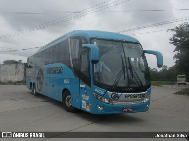 Auto Viação Progresso 6026 na cidade de Recife, Pernambuco, Brasil, por Jonathan Silva. ID da foto: 11650632.