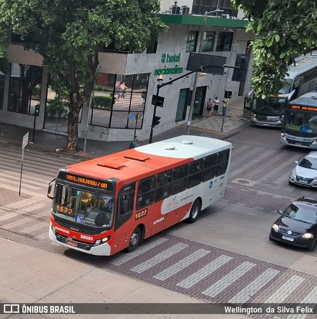 Viação Brasília 39091 na cidade de Belo Horizonte, Minas Gerais, Brasil, por Wellington  da Silva Felix. ID da foto: 11651107.