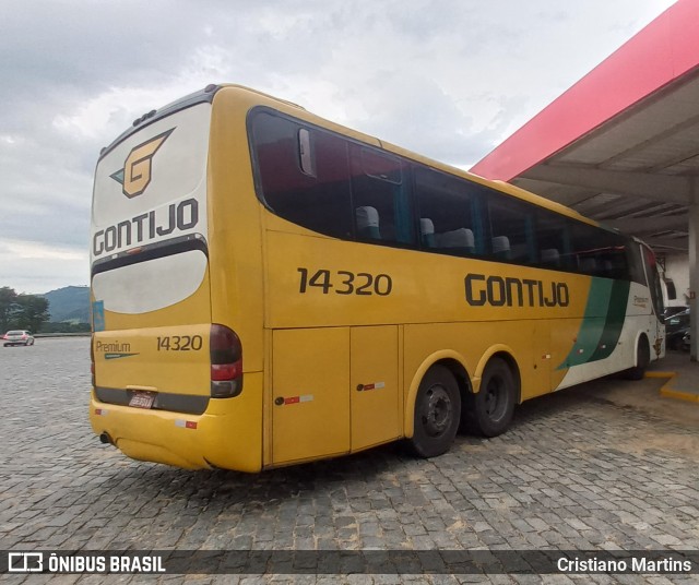 Empresa Gontijo de Transportes 14320 na cidade de Estiva, Minas Gerais, Brasil, por Cristiano Martins. ID da foto: 11650231.