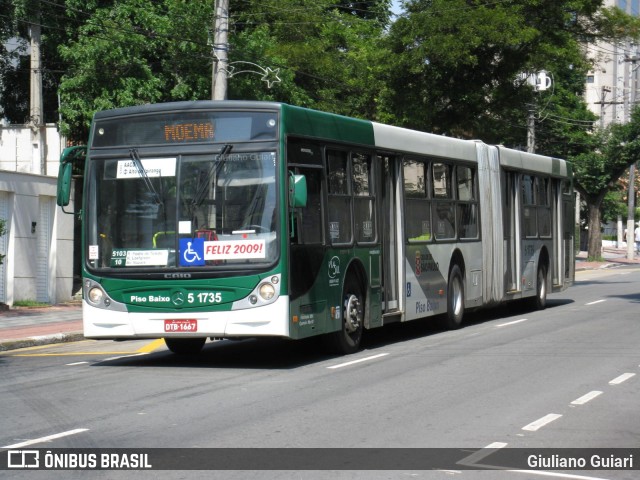 Via Sul Transportes Urbanos 5 1735 na cidade de São Paulo, São Paulo, Brasil, por Giuliano Guiari. ID da foto: 11650129.