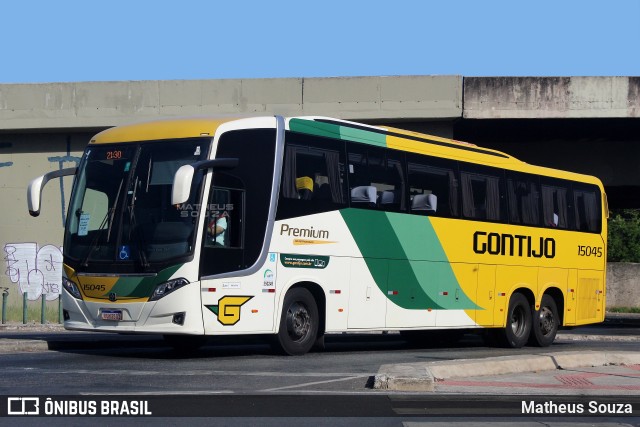 Empresa Gontijo de Transportes 15045 na cidade de Belo Horizonte, Minas Gerais, Brasil, por Matheus Souza. ID da foto: 11650983.