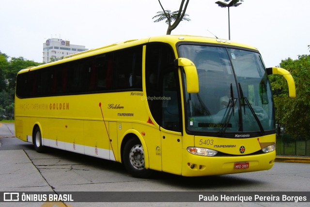 Viação Itapemirim 5403 na cidade de São Paulo, São Paulo, Brasil, por Paulo Henrique Pereira Borges. ID da foto: 11650463.