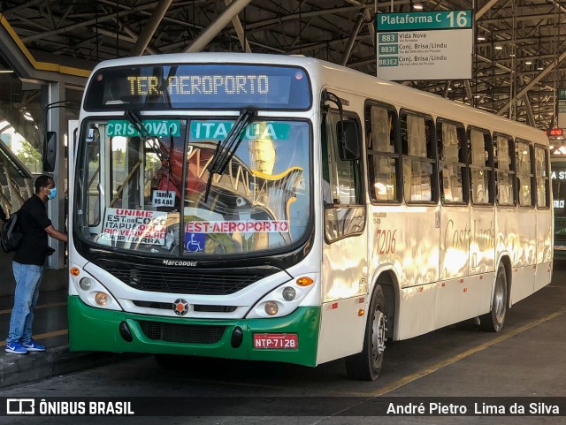 Empresa de Transportes Costa Verde 7206 na cidade de Lauro de Freitas, Bahia, Brasil, por André Pietro  Lima da Silva. Número da foto: #11650883.