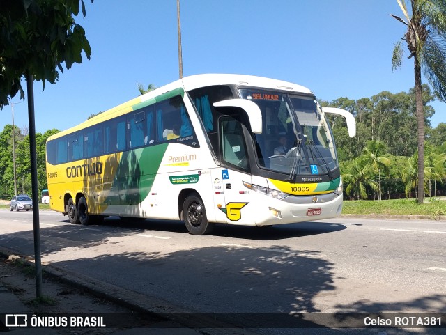Empresa Gontijo de Transportes 18805 na cidade de Ipatinga, Minas Gerais, Brasil, por Celso ROTA381. Número da foto: #11651029.
