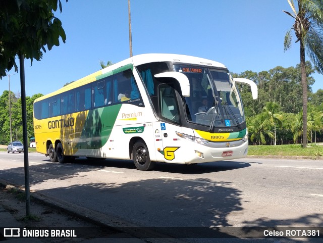 Empresa Gontijo de Transportes 18805 na cidade de Ipatinga, Minas Gerais, Brasil, por Celso ROTA381. ID da foto: 11651029.