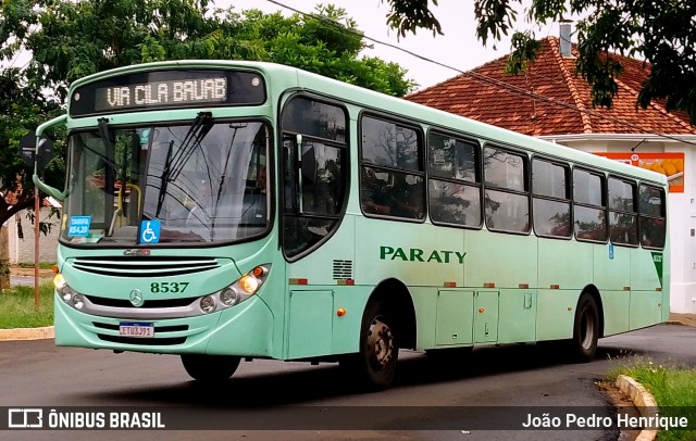 Viação Paraty 8537 na cidade de Jaú, São Paulo, Brasil, por João Pedro Henrique. Número da foto: #11650098.