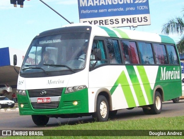 Empresa de Transportes e Turismo Moreira 305 na cidade de Goiânia, Goiás, Brasil, por Douglas Andrez. ID da foto: 11650833.