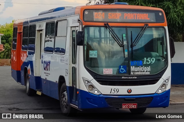 CMT - Consórcio Metropolitano Transportes 159 na cidade de Várzea Grande, Mato Grosso, Brasil, por Leon Gomes. Número da foto: #11650858.