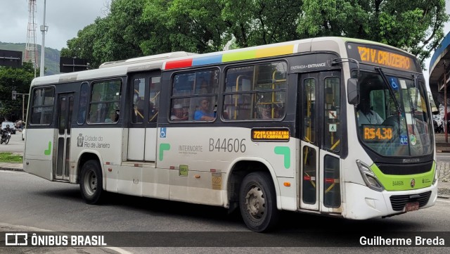 Auto Viação Três Amigos B44606 na cidade de Rio de Janeiro, Rio de Janeiro, Brasil, por Guilherme Breda. Número da foto: #11650971.