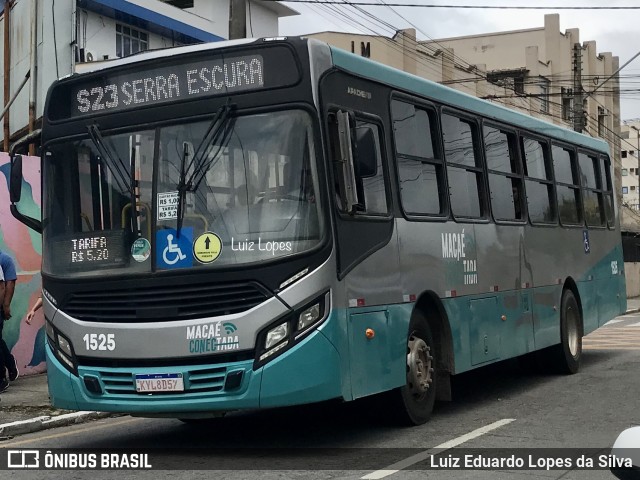 SIT Macaé Transportes 1525 na cidade de Macaé, Rio de Janeiro, Brasil, por Luiz Eduardo Lopes da Silva. Número da foto: #11649974.