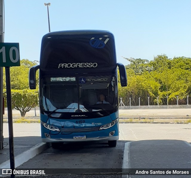 Auto Viação Progresso 6159 na cidade de Aracaju, Sergipe, Brasil, por Andre Santos de Moraes. ID da foto: 11650774.