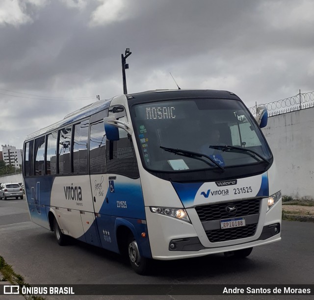 Vitória Transportes 231525 na cidade de Aracaju, Sergipe, Brasil, por Andre Santos de Moraes. Número da foto: #11650756.