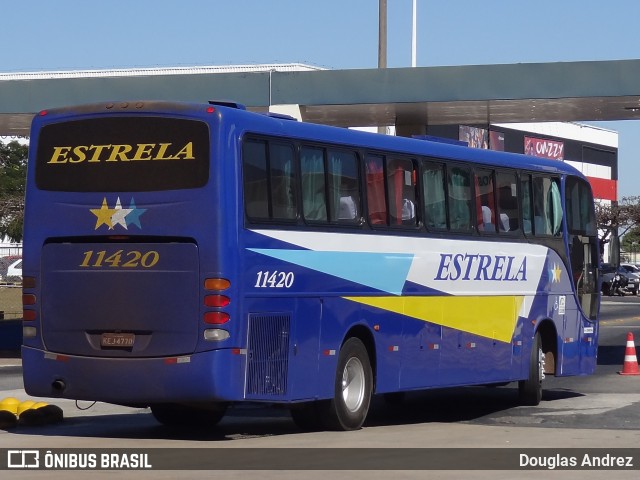 Viação Estrela 11420 na cidade de Goiânia, Goiás, Brasil, por Douglas Andrez. Número da foto: #11650888.