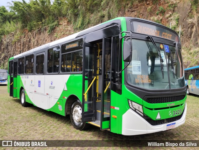 VB Transportes e Turismo 3420 na cidade de Campinas, São Paulo, Brasil, por William Bispo da Silva. Número da foto: #11652999.