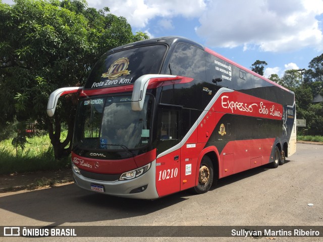 Expresso São Luiz 10210 na cidade de Anápolis, Goiás, Brasil, por Sullyvan Martins Ribeiro. ID da foto: 11655301.