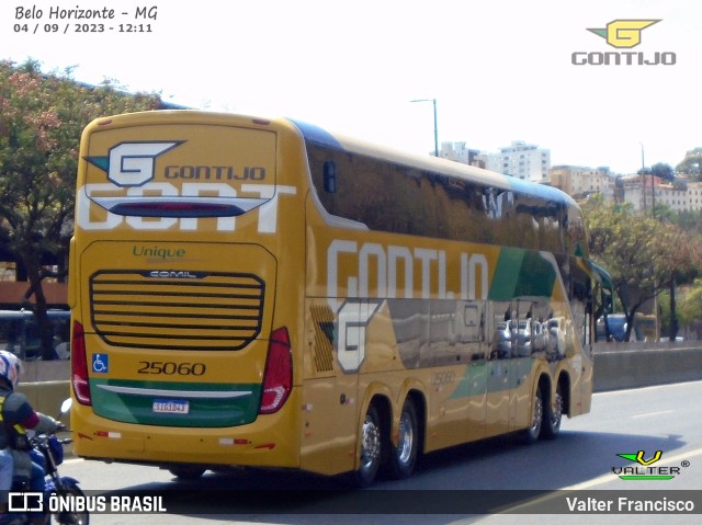 Empresa Gontijo de Transportes 25060 na cidade de Belo Horizonte, Minas Gerais, Brasil, por Valter Francisco. ID da foto: 11653690.