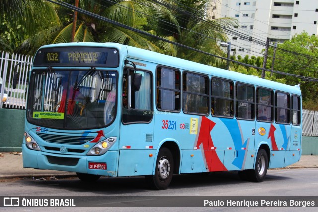 Rota Sol > Vega Transporte Urbano 35251 na cidade de Fortaleza, Ceará, Brasil, por Paulo Henrique Pereira Borges. ID da foto: 11653652.