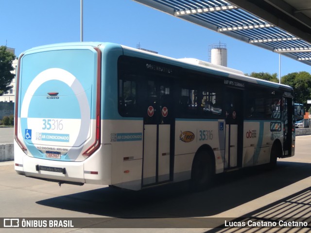 Rota Sol > Vega Transporte Urbano 35316 na cidade de Fortaleza, Ceará, Brasil, por Lucas Caetano Caetano. ID da foto: 11655224.