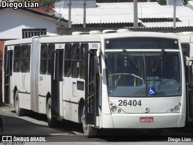 Viação do Sul 26404 na cidade de Curitiba, Paraná, Brasil, por Diego Lian. ID da foto: 11654880.