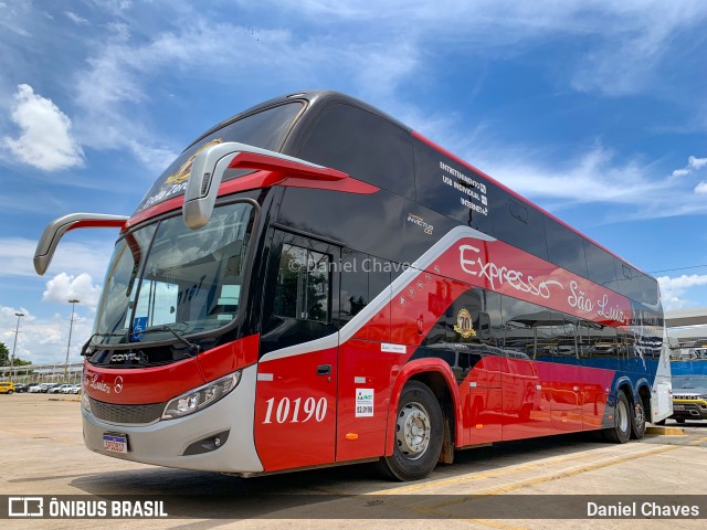 Expresso São Luiz 10190 na cidade de Goiânia, Goiás, Brasil, por Daniel Chaves. ID da foto: 11653949.