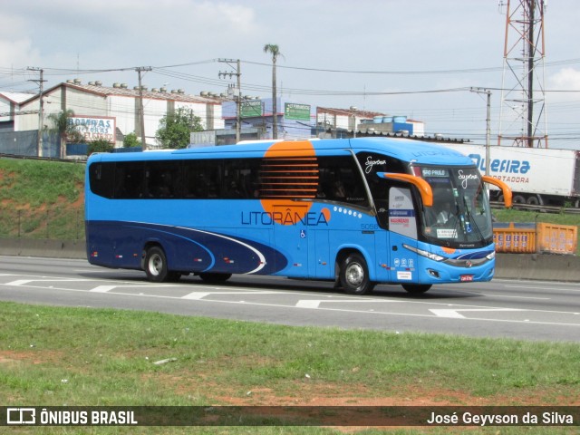 Litorânea Transportes Coletivos 5056 na cidade de Guarulhos, São Paulo, Brasil, por José Geyvson da Silva. ID da foto: 11654532.