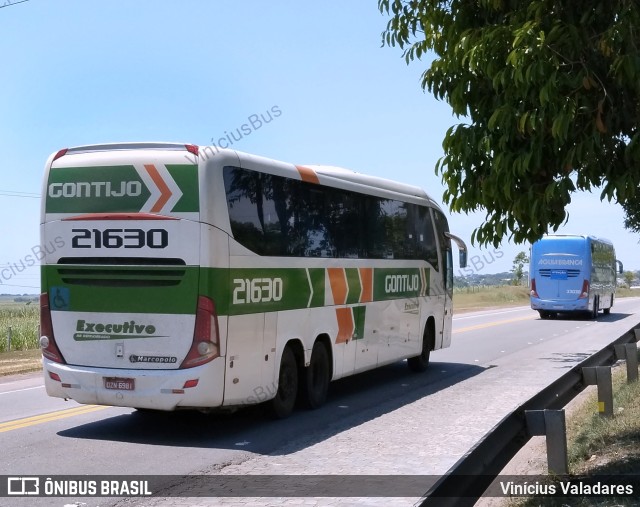 Empresa Gontijo de Transportes 21630 na cidade de Campos dos Goytacazes, Rio de Janeiro, Brasil, por Vinícius Valadares. ID da foto: 11652807.