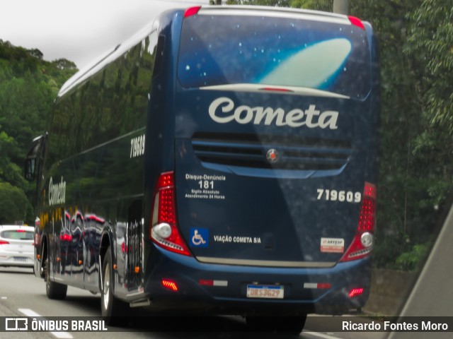 Viação Cometa 719609 na cidade de Tijucas do Sul, Paraná, Brasil, por Ricardo Fontes Moro. ID da foto: 11653546.