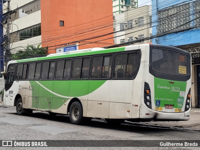 Caprichosa Auto Ônibus B27159 na cidade de Rio de Janeiro, Rio de Janeiro, Brasil, por Guilherme Breda. Número da foto: #11655295.