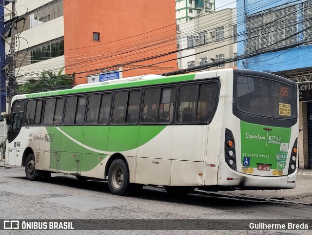 Caprichosa Auto Ônibus B27159 na cidade de Rio de Janeiro, Rio de Janeiro, Brasil, por Guilherme Breda. ID da foto: 11655295.