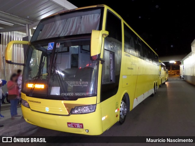 Viação Itapemirim 49005 na cidade de Belo Horizonte, Minas Gerais, Brasil, por Maurício Nascimento. ID da foto: 11655135.