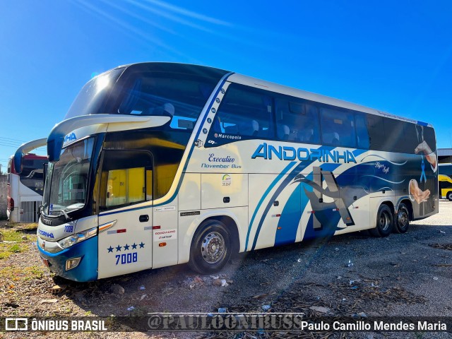 Empresa de Transportes Andorinha 7008 na cidade de SIA, Distrito Federal, Brasil, por Paulo Camillo Mendes Maria. ID da foto: 11655432.