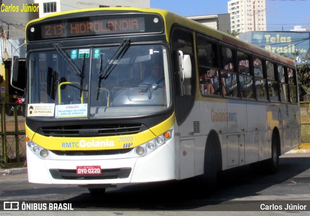 HP Transportes Coletivos 20503 na cidade de Goiânia, Goiás, Brasil, por Carlos Júnior. Número da foto: #11654566.
