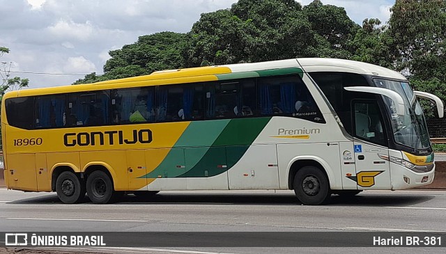 Empresa Gontijo de Transportes 18960 na cidade de Betim, Minas Gerais, Brasil, por Hariel BR-381. Número da foto: #11655523.