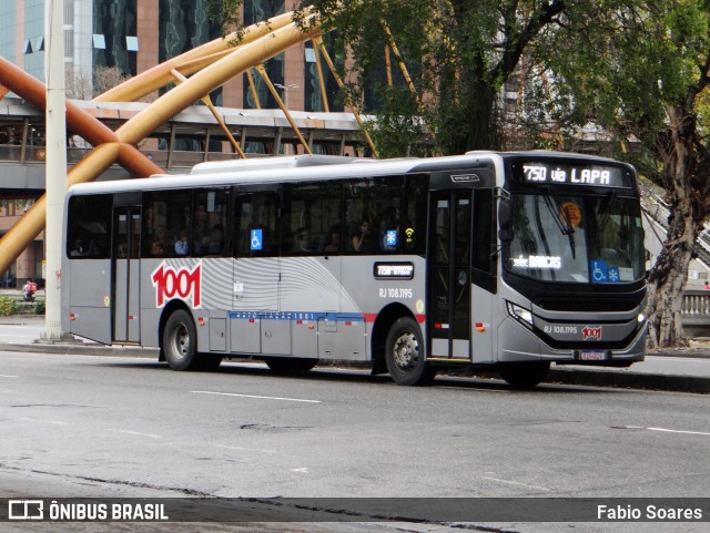 Auto Viação 1001 RJ 108.1195 na cidade de Rio de Janeiro, Rio de Janeiro, Brasil, por Fabio Soares. Número da foto: #11653632.