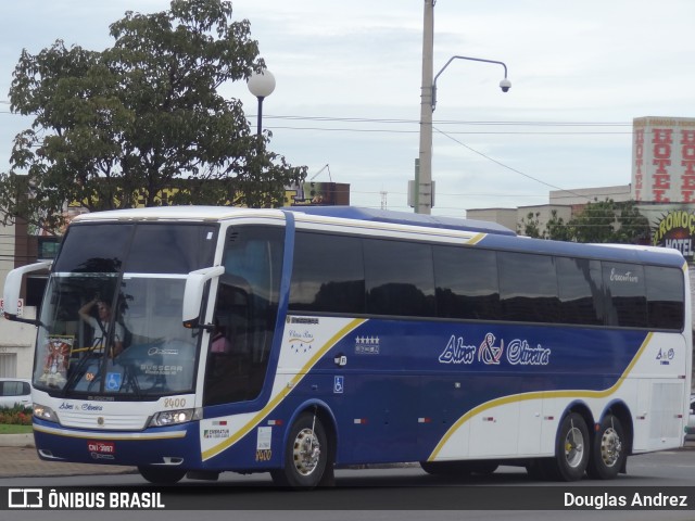 Alves e Oliveira Transporte e Turismo 8400 na cidade de Goiânia, Goiás, Brasil, por Douglas Andrez. ID da foto: 11653697.