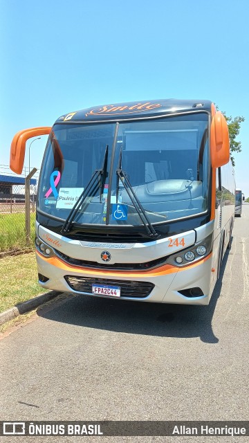 Smile Transportes e Turismo 244 na cidade de Paulínia, São Paulo, Brasil, por Allan Henrique. ID da foto: 11652664.