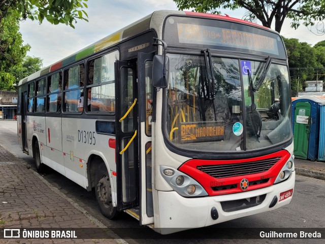 Transportes Barra D13195 na cidade de Rio de Janeiro, Rio de Janeiro, Brasil, por Guilherme Breda. ID da foto: 11655280.